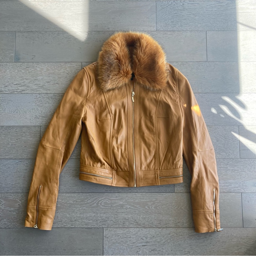 Marciano Lamb Leather Jacket